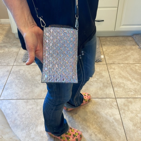 PINK FLAMINGO CELLPHONE PURSE & CREDIT CARD ID HOLDER - Picture 3 of 3